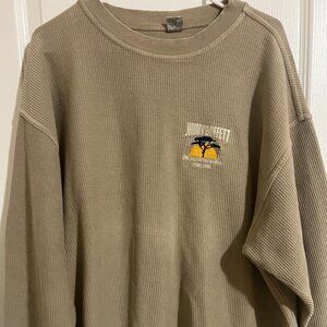 Vintage 2002 Far Side Of The World Jimmy Buffet Thermal Shirt